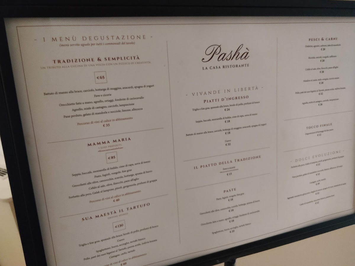 Menu - Pashà photo 4
